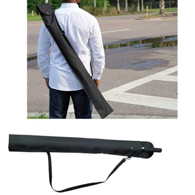 China Stand Up Golf Rain Umbrella Travel Extra Large Oxford Storage Golf Rain Umbrella Holder Bag With Carrying Strap for sale