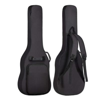 China Guitar/Bass New Design Handle Carry Guitar Gig Bag Backpack With Padded Adjustable Strap for sale