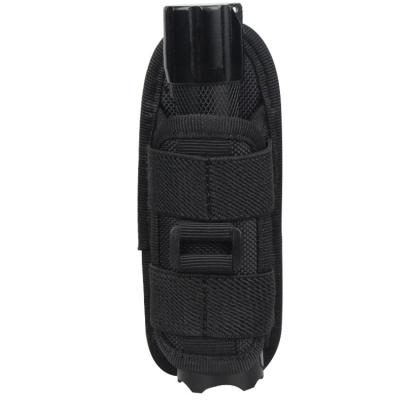 China Holding Durable Nylon Tactical Flashlight Holster 360 Degree Rotation Flashlight Holder for sale