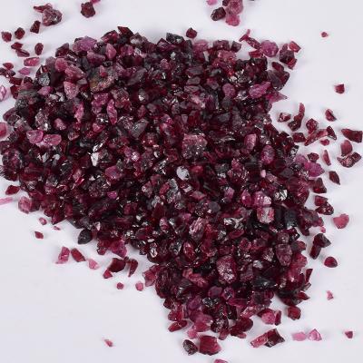 China China A+ Rubellite Chip Stone Natural Rock Mineral Raw Rubellite Gemstone Tumbled Home Decor Crystal Healing Reiki Degaussing Meditation for sale