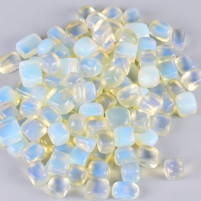 China China Hot Selling Opalite Tumbled Fountain Stone Natural Home Decor Garden Bead Healing Chakra Polishing Stone Irregular for sale