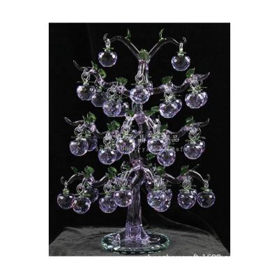 China High Quality Crystal Apple Tree Christmas Apple Decorations from China for sale