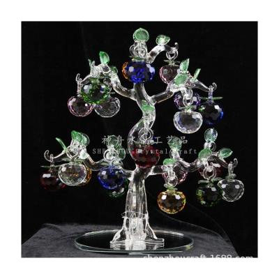 China China Crystal Trees Crystal Apple Christmas Apple Decorative Decorations for sale