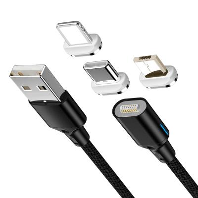 China MP3/MP4 Player In Running Phone Led Fast Charger Stand 3 In 1 Magnetic Charging Cable for sale