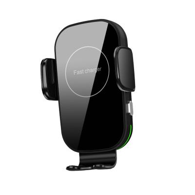 China Qi Wireless Car Charger Car Mobile Phone Phone Mount Air Vent Car Charger Holder Wireless Mount for sale