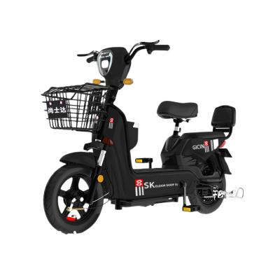 China Brand New Electric Bicycle 48V 350W 500w Carbon Steel Bicycle Electric Adult Leisure Electric Bicycle Gear Multiplying Weight 200 Kg for sale