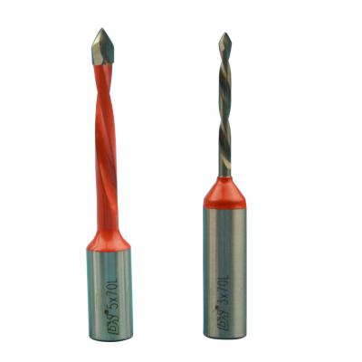 China Other Core CTT Wooodworking Brad Hollow Dowel Woodworking V-Point Through Hole Blinds 8Mm Carbide Drill Bits for sale