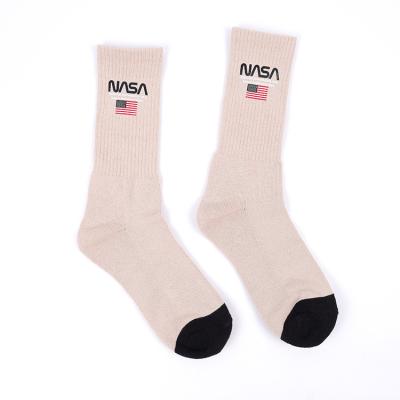 China QUICK DRY Men's Non-slip Socks Breathable Cute Pattern Knocks Student Football Socks Solid Color for sale