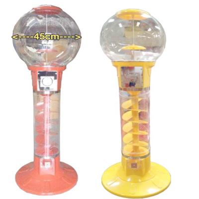 China Cheap price 1USD bouncy ball toy capsule gashapon gumball vending machine in mall 45*1.45cm for sale