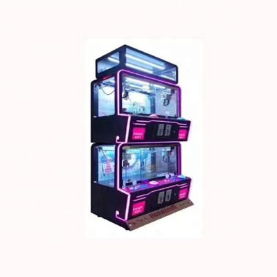 China 110V Black Pink Arcade Claw Machine Customized Mini Color 4 People Toy Game With Guangzhou MinJoy Bill Acceptor L800*W530*H1800mm for sale