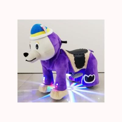 China 110V Child Ride Accessories Remote Control Licensed Electric Ride On Animals Electric Scooter With LED Light For Shopping Mall L100*W65*H95cm for sale