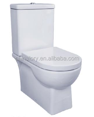 China Modern Double-Flow Design Extended Flush Double P/S-trap Two Piece Bathroom Sanitary Ware Wc Toilet for sale