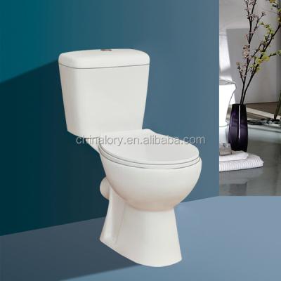 China Ideal Standard Double-flush Russia X-trap Toilet / Two PC Toilet / Bathroom Toilet for sale