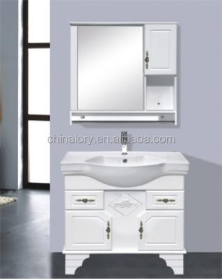 China Modern Modern Oak Wood Bathroom Cabinet Set Bathroom Vanity For Sale for sale