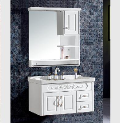 China Whater Proof Eco-friendly LORY Bathroom Mirror Vanity Wall Mounted With Two Drawers for sale