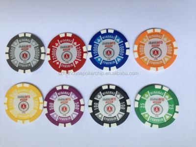 China Portable & fashionable & 14g Clay Eco - Friendly Poker Chips for sale