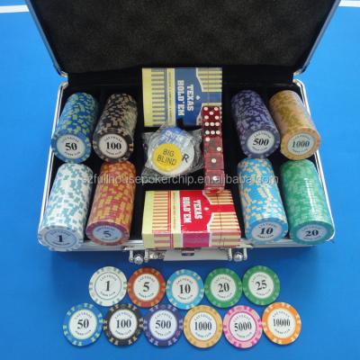 China Portable & fashionable & 200pc Eco-friendly Poker Chipset for sale