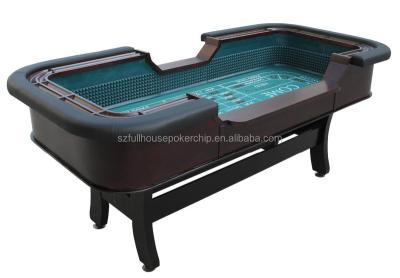 China Wooden or steel craps table with high quality poker table for sale