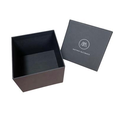 China Large Recyclable Wholesale Black Luxury Cardboard Christmas Eve Birthday Gift Box Packaging With Lid for sale