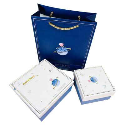 China Recyclable Custom Cosmetics Birthday Unique Paper Gift Set Packaging Box With Logo For Clothing Jewelry Ring for sale