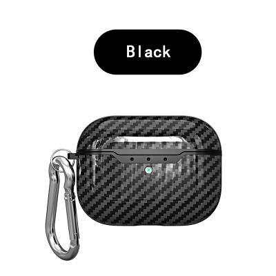 China Feel Comfortable Carbon Fiber Protective Tpu Case For Airpod Pro Case Carbon Fiber For Airpods Pro Case for sale