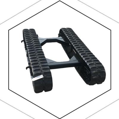 China Building Material Shops Hot Sale New Small Rubber Track Crawler Undercarriage Chassis System For Farm Garden Road Use for sale