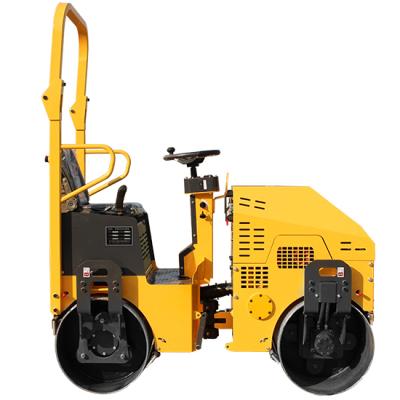 China Construction worksÂ   Small Type Road Machinery Single Hand Oil Wheel Walking Road Roller for sale