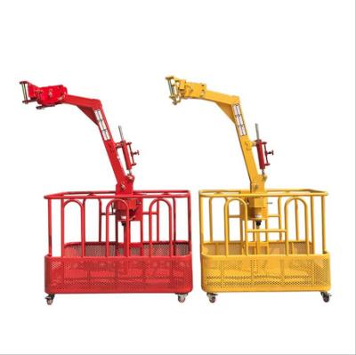 China Construction worksÂ   Factory working forklift arm boom lift basket crane truck crane manbasket with good price for sale