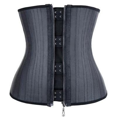 China Anti-Bacterial Besichen 25 Steel Bone Classics Women Glitter Latex Waist Trainer Body Shaping Slimming Belt for sale