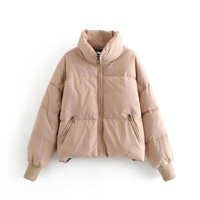 China Latest Wholesale Custom Made Breathable Logo Winter Good Quality Cheap Women Puff Jacket for sale