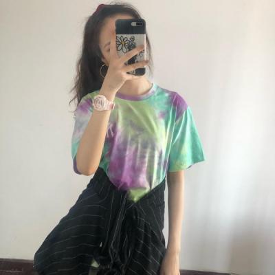 China Latest Logo Summer Bodycon Women Newyork Custom Shirt QUICK DRY Topselling Tie Dye Custom Wholesale QUICK DRY for sale