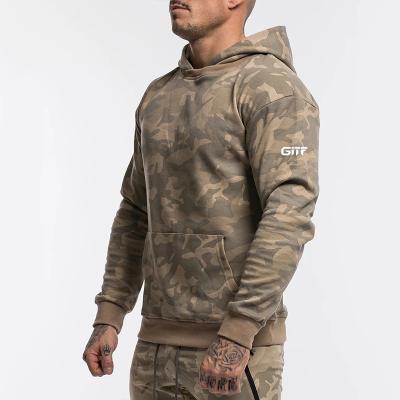 China Newest Breathable Logo Men Camouflage Gym Workout Fitness Cheap Wholesale Custom Hoodie for sale