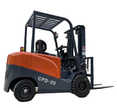 China WELIFTRICH Hotels Hot Sale 4wheels 2ton 2000kg 3000mm Economic Full AC Motor 4 Wheel Electric Forklift Truck On Hot Sale for sale