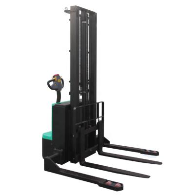 China New Hotels State Electric Walkie Stacker Full Straddle 1500kg 1.5t Leg Capacity for sale