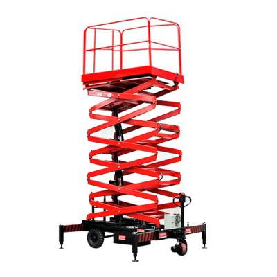 China new type industrial scissor aerial work platform for roof repair and manual operation work ac platform china for sale