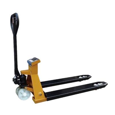 China 2ton scale hand pallet truck with 1-10T scale for sale