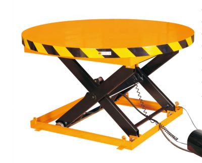 China WELIFTRICH 1.5ton 1500kg and Electric Electric Restaurant Work Platform Turntable Lift Table for sale