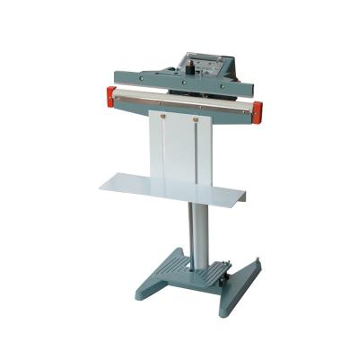 China Semi Automatic Vertical Aluminum Food Plastic Bag Film Impulse Foot Pedal Sealer Machine for sale