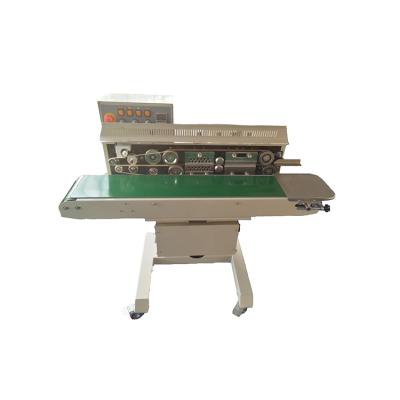 China Food Solid Ink Automatic Horizontal Continuous Printing Aluminum Pouch Plastic Bag Heat Sealing Machine for sale