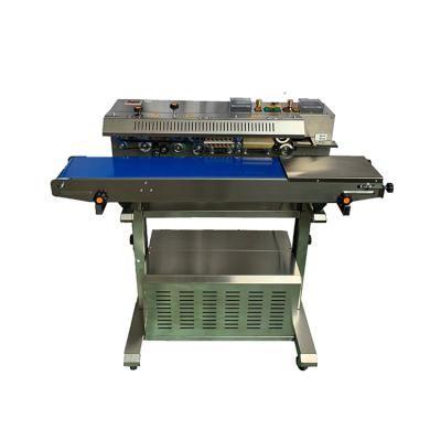 China Automatic Food Solid Ink Printing Aluminum Continuous Nitrogen Gas Vacuum Plastic Bag Heat Seal Rinser Machine for sale