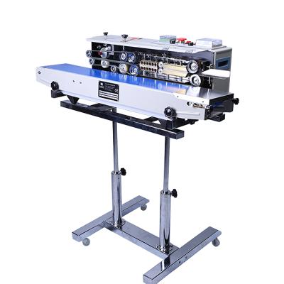 China Brother SF-150LD Vertical Automatic Food Mini Continuous Plastic Bag Foil Strip Sealing Machine for sale