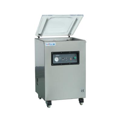 China VM400E Commercial Semi Automatic Single Chamber Fish Flesh Food Nitrogen Gas Rinse Vacuum Packing Machine for sale