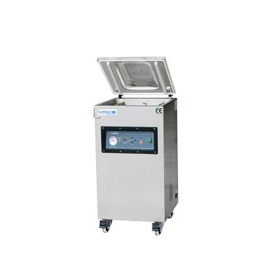 China VM500E Semi Automatic Food Nitrogen Gas Rinsing Single Chamber Fruit Meat Chicken Food Vacuum Packing Machine for sale