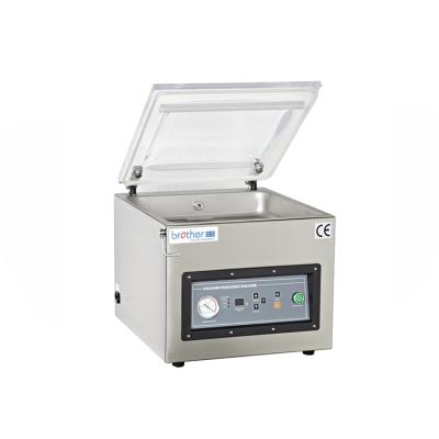 China DZ300 commercial single tabletop semi automatic gas nitrogen food chamber food meat rice flush vacuum sealer for sale