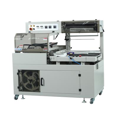 China Food Brother Automatic POF Film Carton Box Case Book Bottle Heat L Bar Sealer Shrink Wrapping Machine for sale