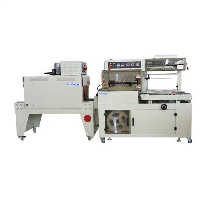 China Automatic Film Tray Carton Case Bottle Heat L Bar Sealer Shrink Tunnel Packing Food POF Machine for sale