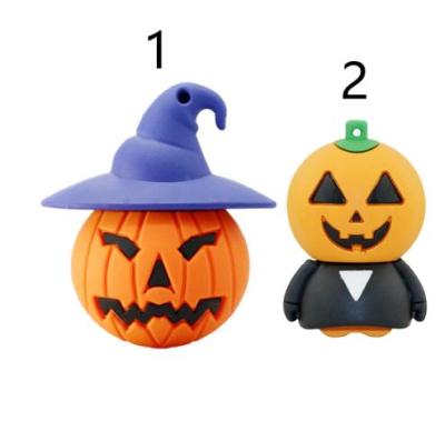 China Flash Drive 8GB16GB 32GB Pen Drive Halloween Gift Storage USB Drive 1GB 2GB 4GB 2.0 Pendrive Ghost USB Flash Drive Cartoon Pumpkin USB Drive for sale