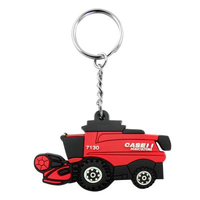 China Promotional Cheap Keychains Custom Shaped Embossed Car Logo Key Ring PVC Rubber Key Chain For Decoration for sale