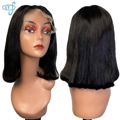 China Wholesale Fashion High Quality Straight/Body/Deep/Italian/Loose Wave/613 Remy Vrigin Brazilian Human Hair 100% Braided Lace Front Short and Long Bob Wigs For Black Women for sale