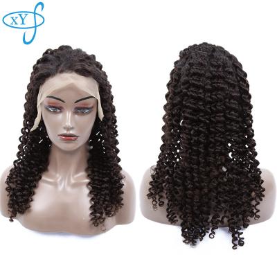 China Deep Wave 13x4 Lace Front Human Hair Wigs,Natural Curly Human Hair Lace Front Wigs Brazilian,Wholesale Swiss Lace Front Wig for sale